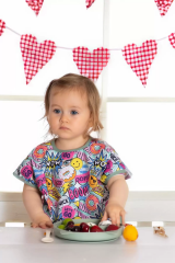 Candar Boom Kolsuz Sıvı Geçirmez Aktivite Ve Mama Önlüğü 6-24 Ay