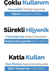 Sleepy Bio Yüzey Temizlik Havlusu 50 Adet Deniz Tuzu Yosun